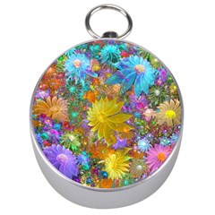 Apo Flower Power  Silver Compasses by WolfepawFractals