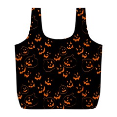 Jack O Lanterns Full Print Recycle Bag (l) by bloomingvinedesign