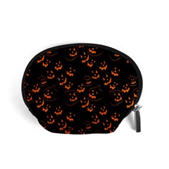 Jack O Lanterns Accessory Pouch (small) by bloomingvinedesign