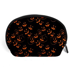 Jack O Lanterns Accessory Pouch (large) by bloomingvinedesign