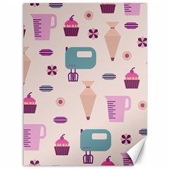 Seamless Bakery Vector Pattern Canvas 36  X 48  by Vaneshart