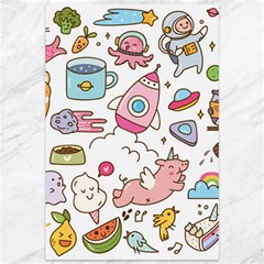 Set Kawaii Doodles Canvas 12  X 18  by Vaneshart