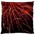 Fireworks Red Orange Yellow Large Cushion Case (One Side) Front