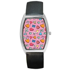 Candy Pattern Barrel Style Metal Watch by Sobalvarro