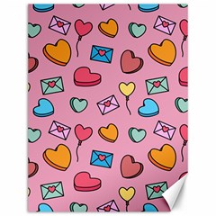 Candy Pattern Canvas 12  X 16  by Sobalvarro