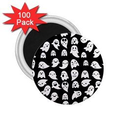 Cute Kawaii Ghost Pattern 2 25  Magnets (100 Pack)  by Valentinaart