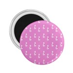 Skeleton Pink 2.25  Magnets Front