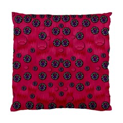 The Dark Moon Fell In Love With The Blood Moon Decorative Standard Cushion Case (two Sides) by pepitasart