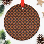 Chalkboard Background Ornament (Round) Front