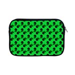 Black Rose Green Apple iPad Mini Zipper Cases Front