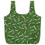 Pepe the Frog Face pattern Green Kekistan meme Full Print Recycle Bag (XXXL) Back