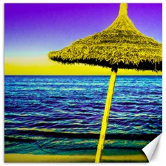 Pop Art Beach Umbrella  Canvas 20  X 20  by essentialimage