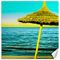 Pop Art Beach Umbrella  Canvas 20  X 20  by essentialimage