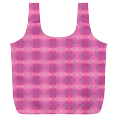 Pink Full Print Recycle Bag (xxl) by HermanTelo