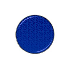 Background Polka Blue Hat Clip Ball Marker (10 Pack) by HermanTelo