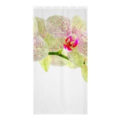 Phalenopsis Orchid White Lilac Watercolor Aquarel Shower Curtain 36  X 72  (stall)  by picsaspassion