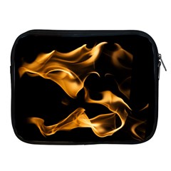 Can Walk On Volcano Fire, Black Background Apple Ipad 2/3/4 Zipper Cases by picsaspassion