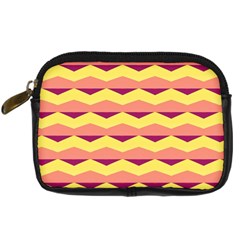 Background Colorful Chevron Digital Camera Leather Case by HermanTelo