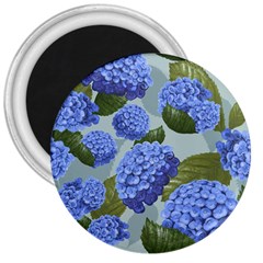 Hydrangea  3  Magnets by Sobalvarro