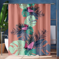 Leaves Shower Curtain 60  X 72  (medium)  by Sobalvarro