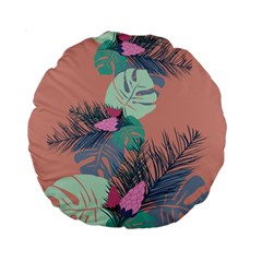 Leaves Standard 15  Premium Round Cushions by Sobalvarro