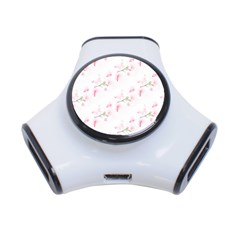 Pattern Orchidée Fleurs 3-port Usb Hub by kcreatif