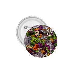 Halloween Doodle Vector Seamless Pattern 1 75  Buttons by Sobalvarro