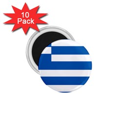 Greece Flag Greek Flag 1 75  Magnets (10 Pack)  by FlagGallery