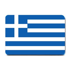 Greece Flag Greek Flag Small Doormat  by FlagGallery