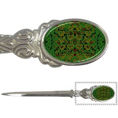 Love The Hearts On Green Letter Opener by pepitasart