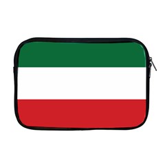 Flag Patriote Quebec Patriot Red Green White Modern French Canadian Separatism Black Background Apple Macbook Pro 17  Zipper Case by Quebec