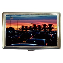 Urban Sunset Scene, Punta Del Este   Uruguay Cigarette Money Case by dflcprintsclothing