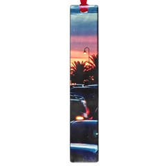 Urban Sunset Scene, Punta Del Este   Uruguay Large Book Marks by dflcprintsclothing