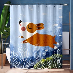 Underwaterdog Shower Curtain 60  X 72  (medium)  by Mjdaluz