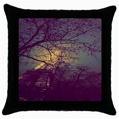 Tour Eiffel Paris Photo Throw Pillow Case (black) by kcreatif