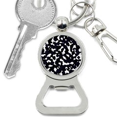 Camouflage Bleu Bottle Opener Key Chain by kcreatif