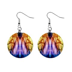 Abstract Pattern Color Colorful Mini Button Earrings by Wegoenart