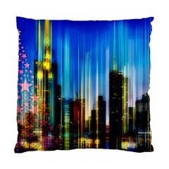 Skyline Frankfurt Christmas Star Standard Cushion Case (one Side) by Wegoenart