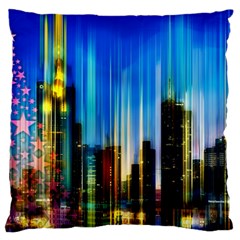 Skyline Frankfurt Christmas Star Standard Flano Cushion Case (one Side) by Wegoenart