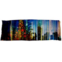 Skyline Frankfurt Christmas Star Body Pillow Case (dakimakura) by Wegoenart