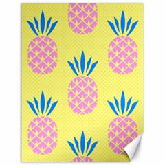 Summer Pineapple Seamless Pattern Canvas 12  X 16  by Sobalvarro