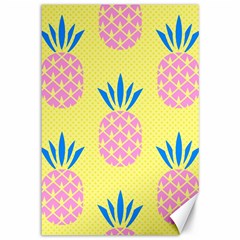 Summer Pineapple Seamless Pattern Canvas 12  X 18  by Sobalvarro