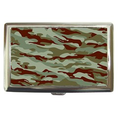 Brown And Green Camo Cigarette Money Case by McCallaCoultureArmyShop