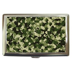 Dark Green Camouflage Army Cigarette Money Case by McCallaCoultureArmyShop