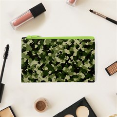 Dark Green Camouflage Army Cosmetic Bag (xs) by McCallaCoultureArmyShop