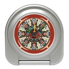 Grateful Dead Pacific Northwest Cover Travel Alarm Clock by Sapixe