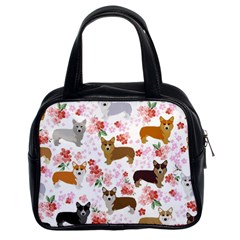 Corgis Corgi Pattern Classic Handbag (two Sides) by Sapixe