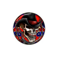 Confederate Flag Usa America United States Csa Civil War Rebel Dixie Military Poster Skull Hat Clip Ball Marker by Sapixe