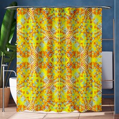 Vivid Warm Ornate Pattern Shower Curtain 60  X 72  (medium)  by dflcprintsclothing