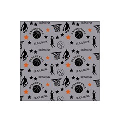 Slam Dunk Basketball Gray Satin Bandana Scarf by mccallacoulturesports